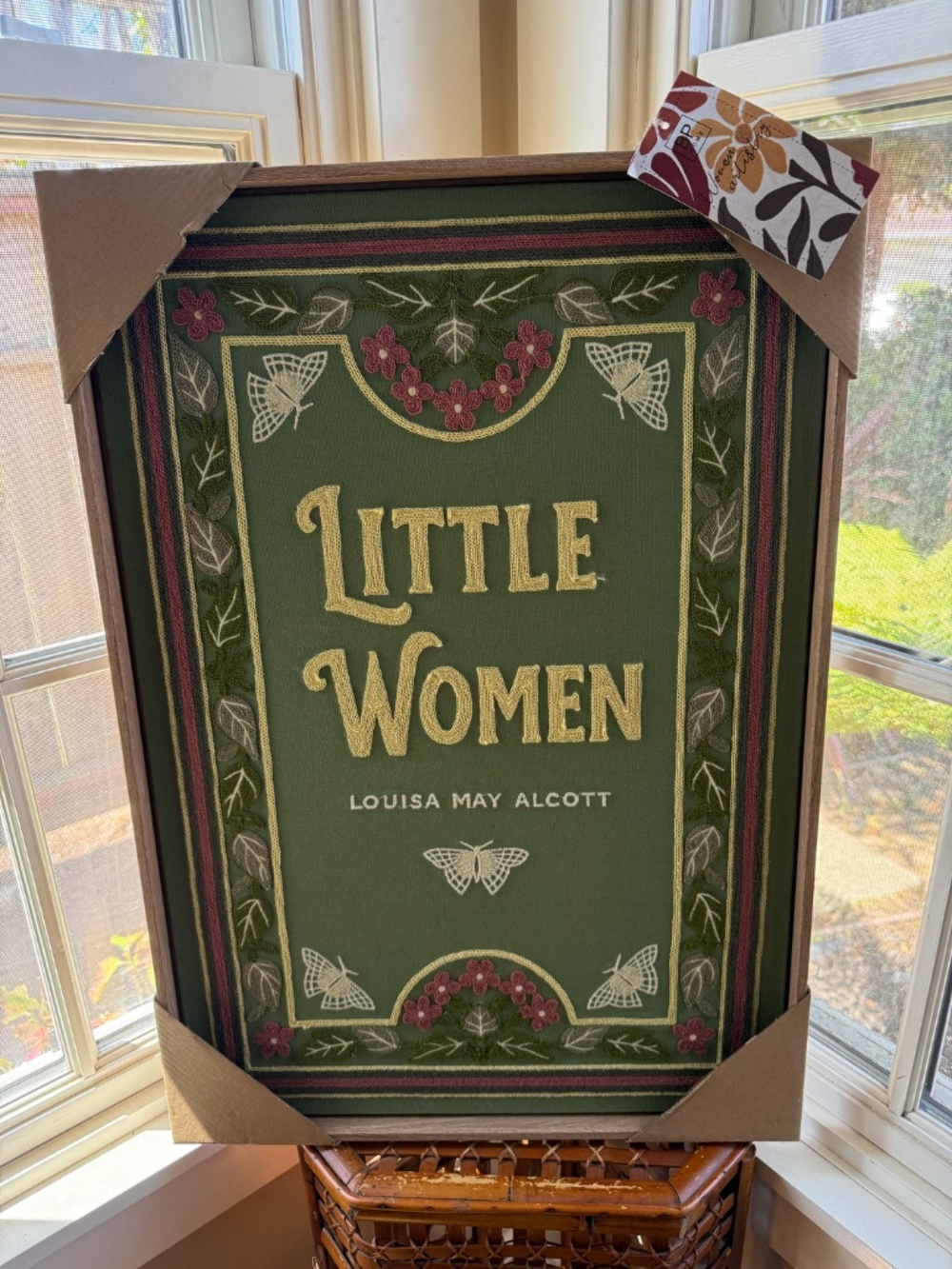 BP HOME Textiles Wall Art "LITTLE WOMEN NWT 26 x 18
